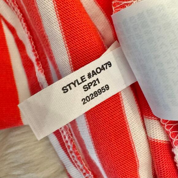 J. Crew High Low Sleeveless Striped Maxi Dress XXSP NWT - Picture 7 of 11